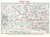 Index Map, South Dakota State Atlas 1904